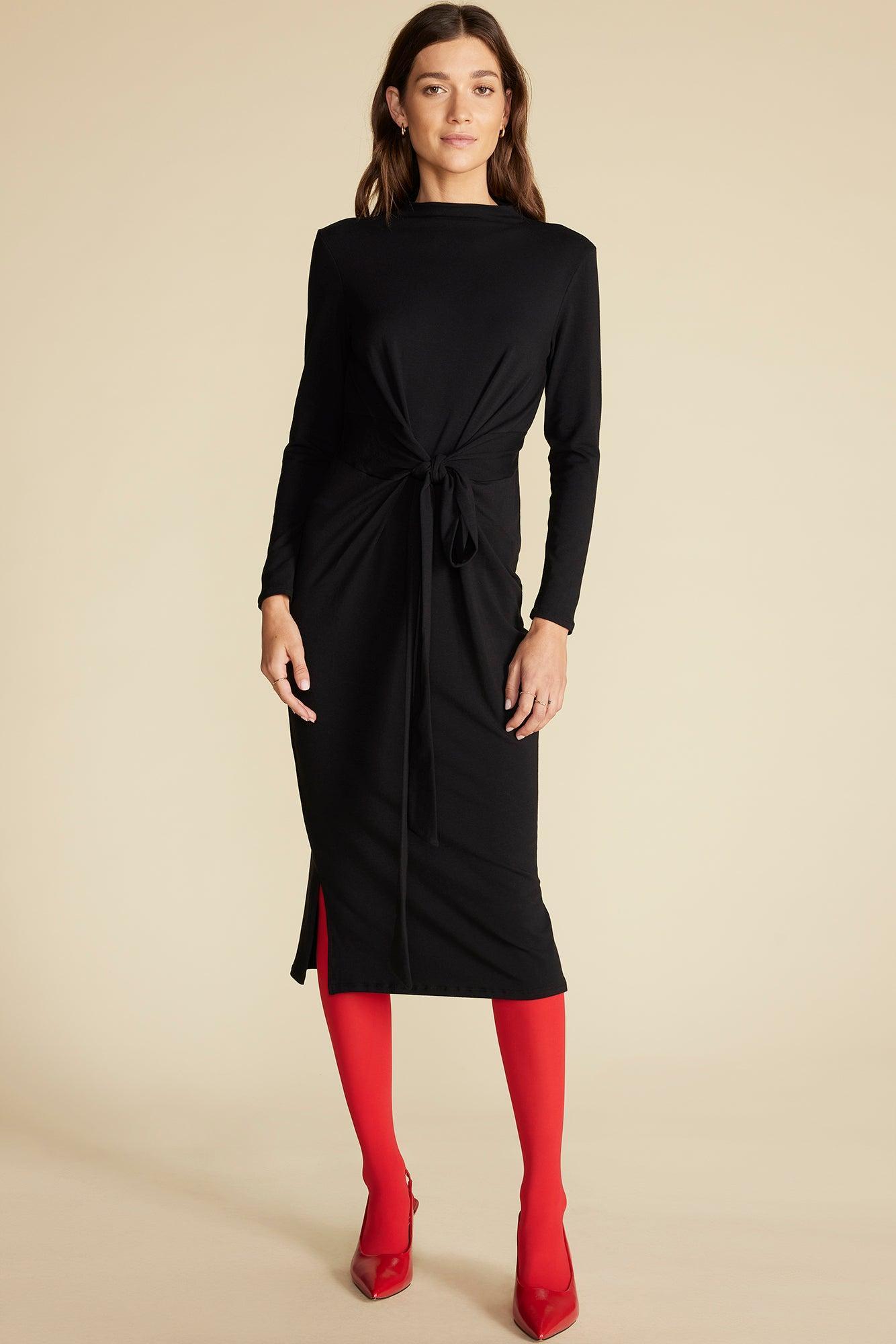 Castile Reverie Knit Dress - Black Product Image