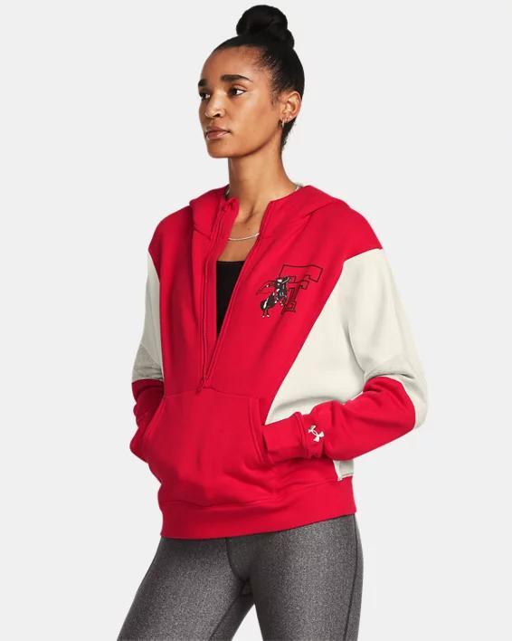 Women's UA Iconic Gameday Fleece Collegiate ½ Zip Hoodie Product Image