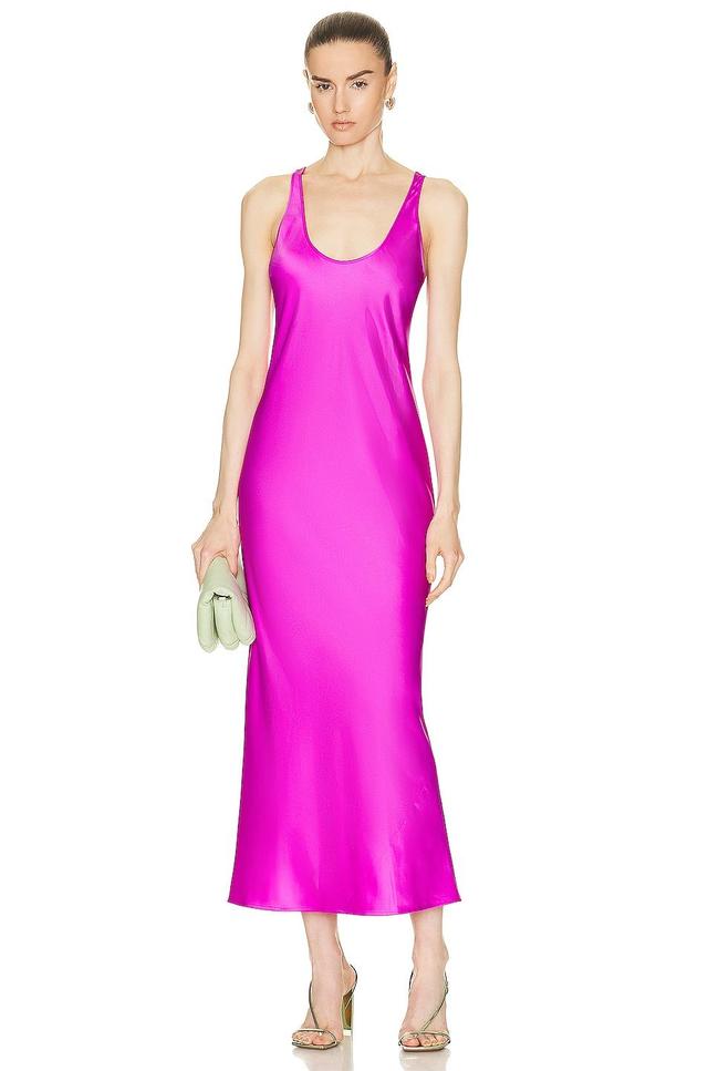 LAGENCE Akiya Tank Midi Dress in Pink Product Image