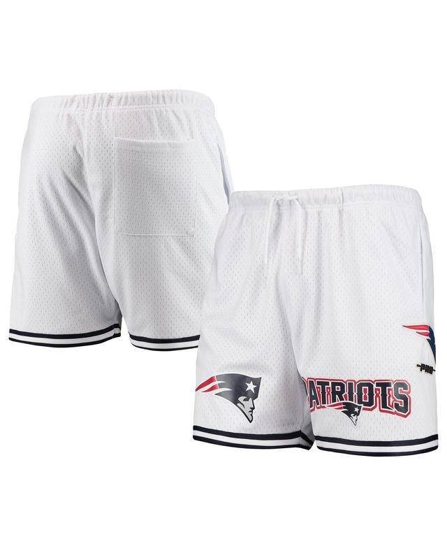 Mens Pro Standard White New England Patriots Mesh Shorts Product Image