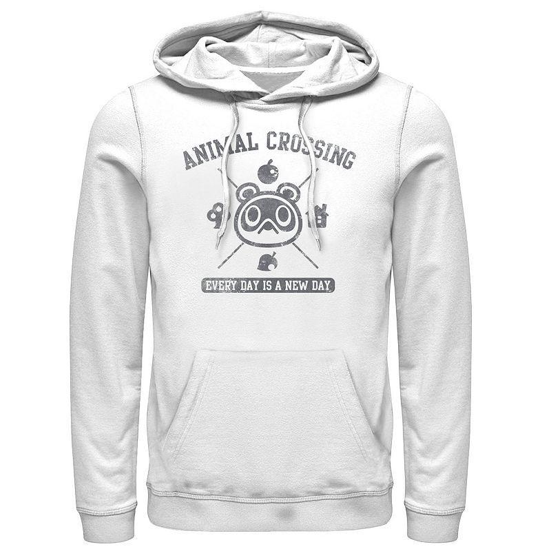 Mens Nintendo Animal Crossing Everyday Is A New Day Logo Hoodie Product Image