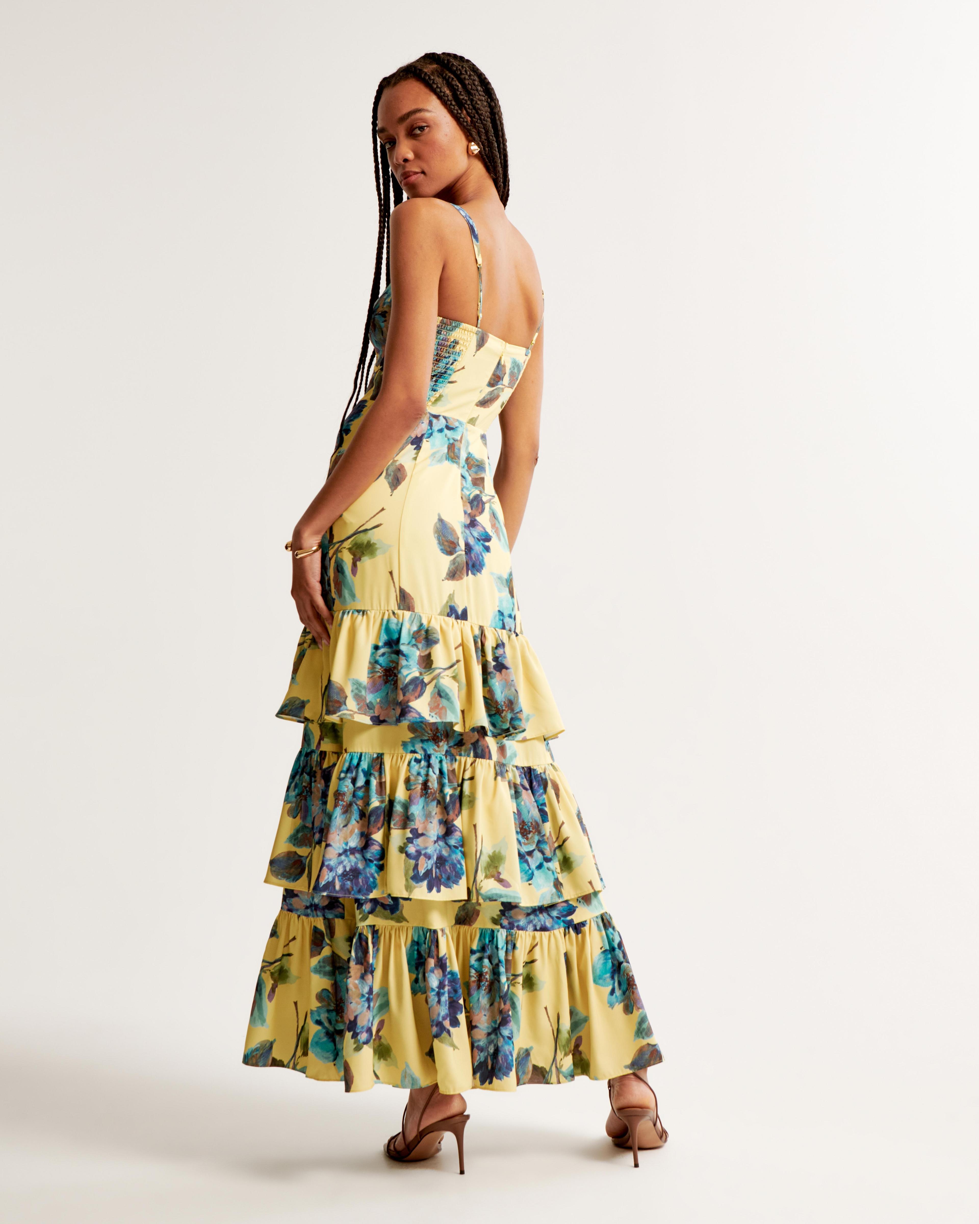 Drama Ruffle Tiered Maxi Dress Product Image