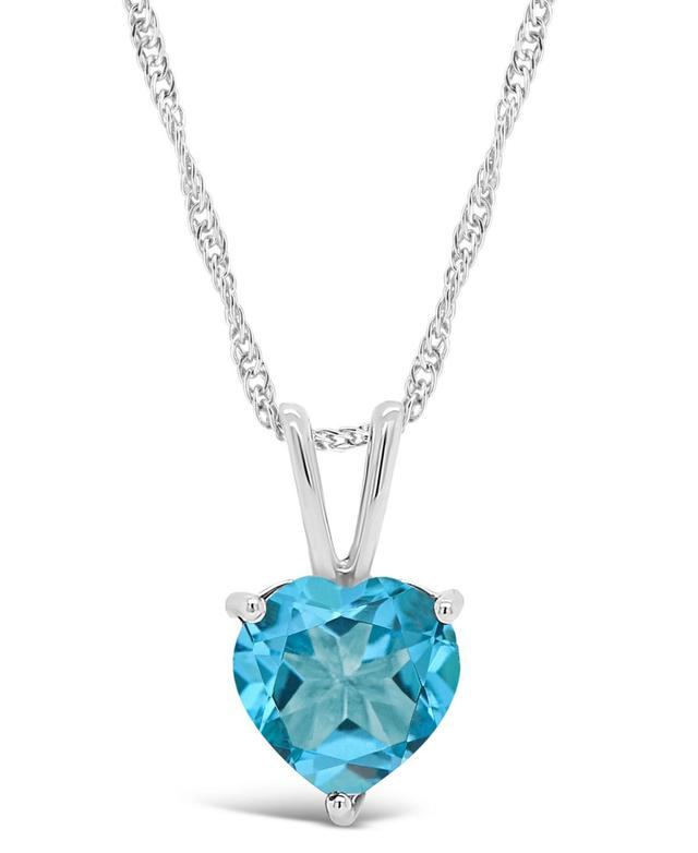 Blue Topaz (2-1/3 ct. t.w.) Pendant Necklace in Sterling Silver. Also Available in Amethyst (1-5/8 ct. t.w.) Product Image