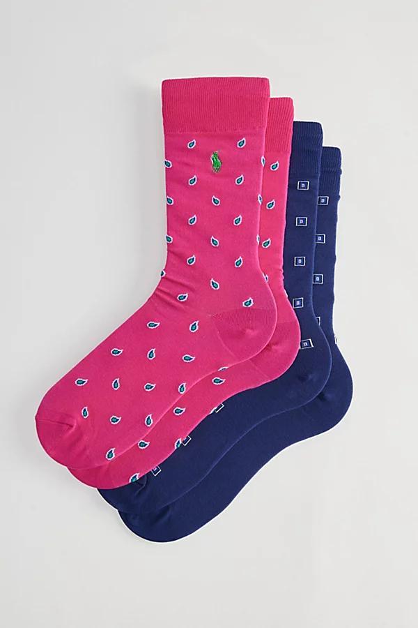 Polo Ralph Lauren Mens 2-Pk. Foulard Slack Socks Product Image