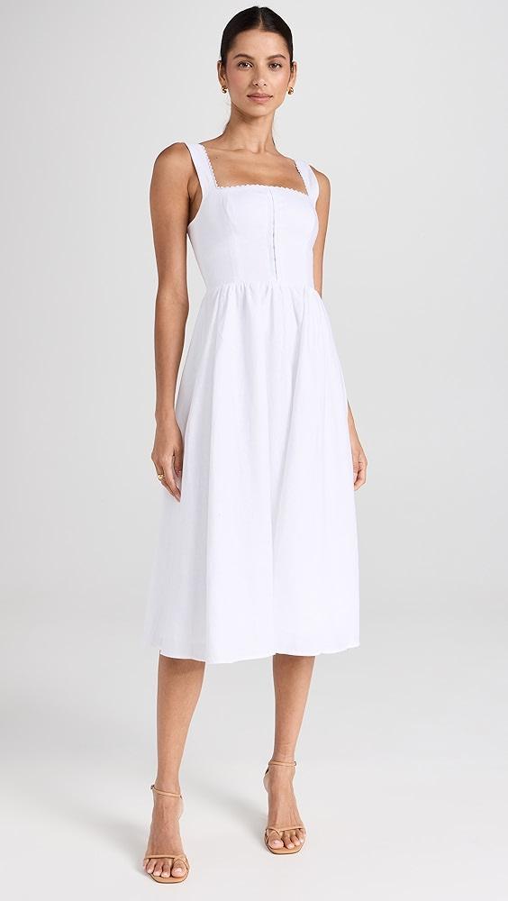 Reformation Tagliatelle Linen Dress | Shopbop Product Image