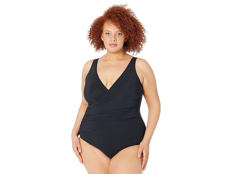 L.L.Bean Plus Size Slimming Swimwear Tank Suit Women's Swimsuits One Piece Product Image