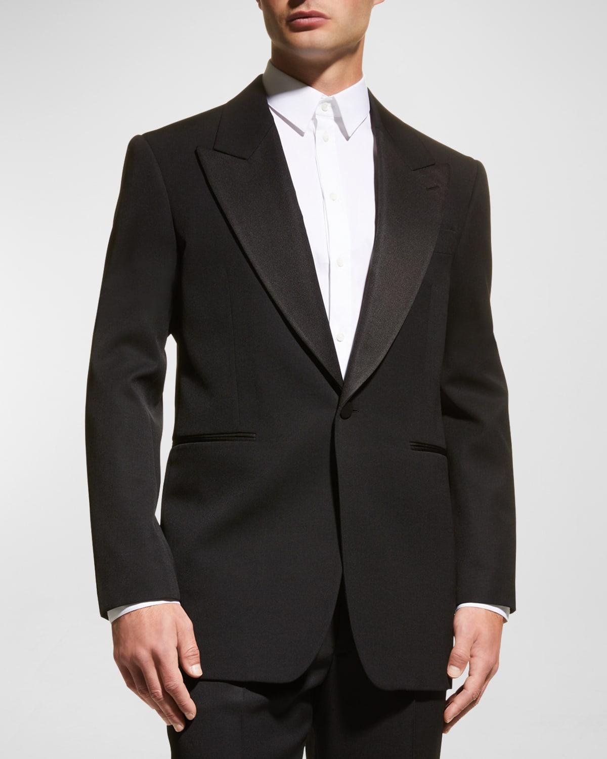 Mens Large Peak-Lapel Tuxedo Jacket Product Image