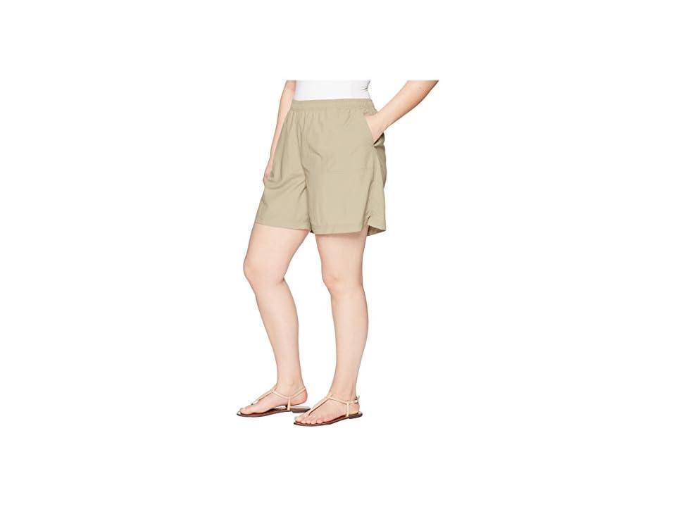 Columbia Plus Size Sandy River Short (Tusk) Women's Shorts Product Image