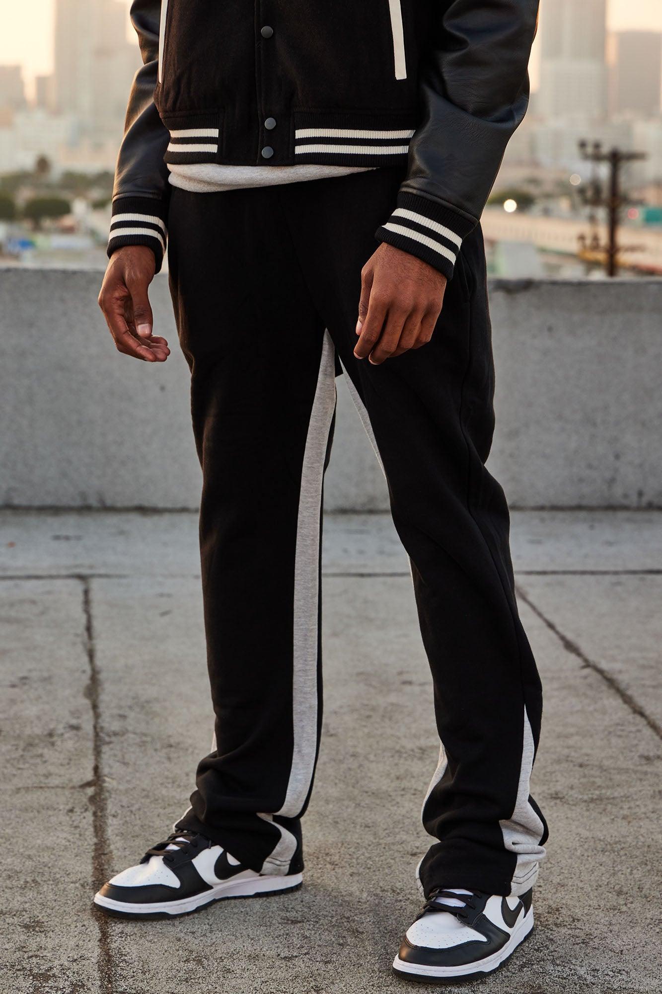 Tyson Flared Sweatpants - Black Product Image