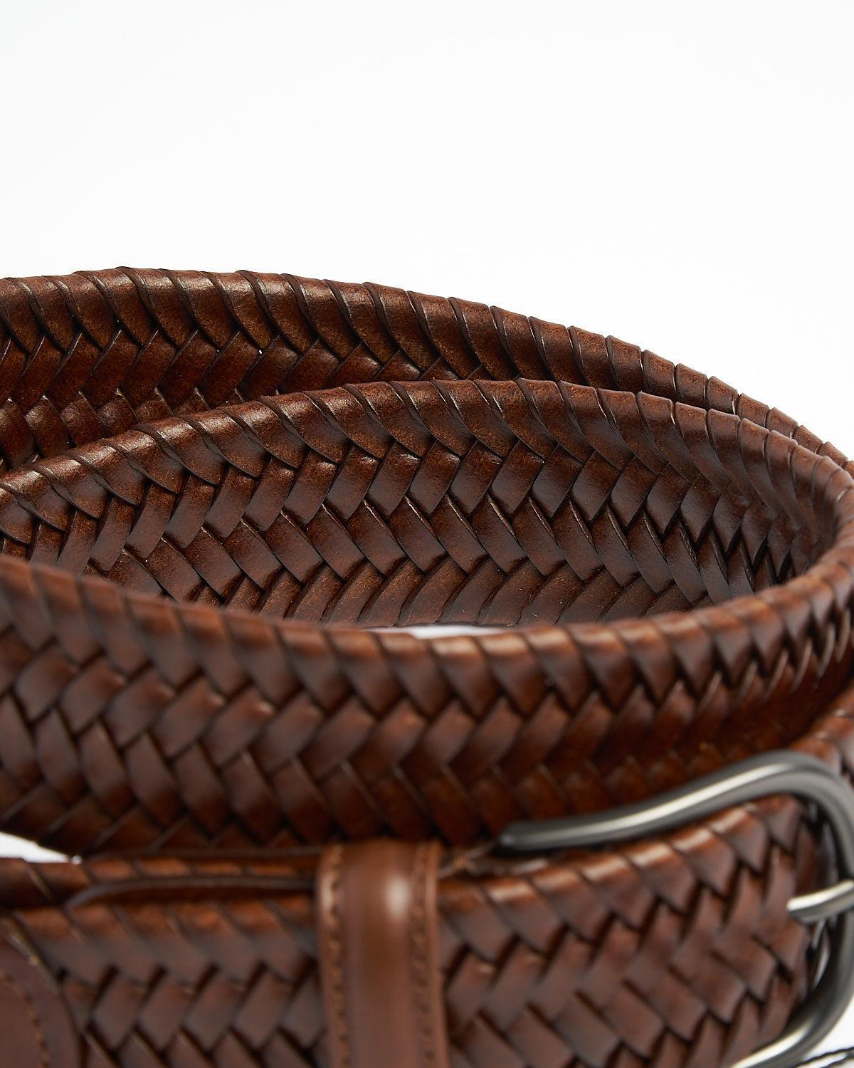 Anderson's Stretch Leather Braided Belt Product Image