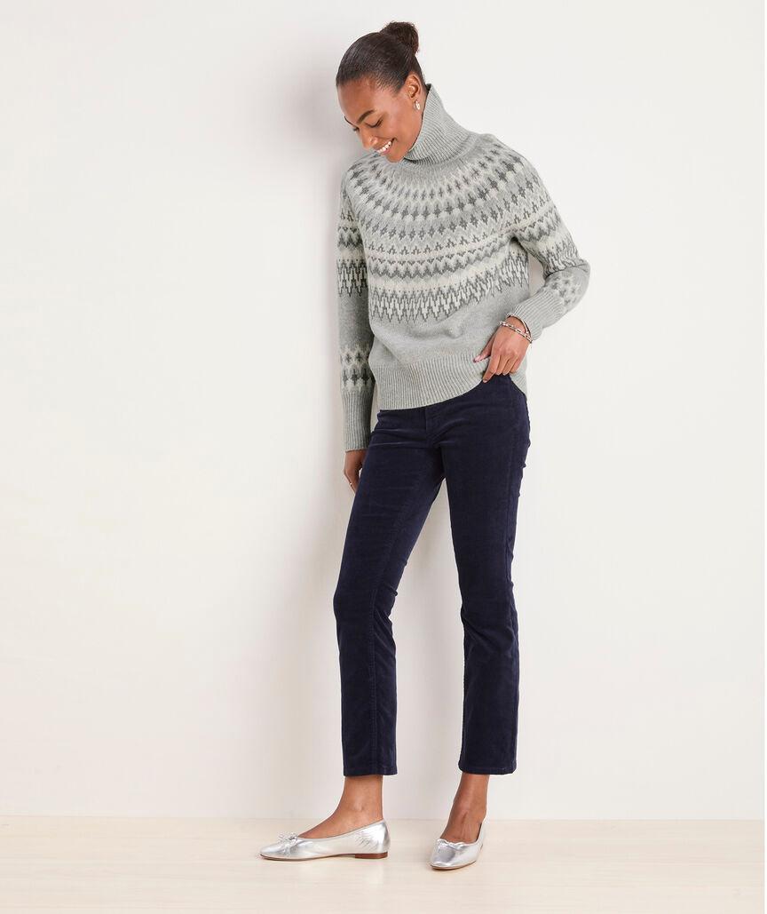 Nordic Fair Isle Turtleneck Sweater Product Image