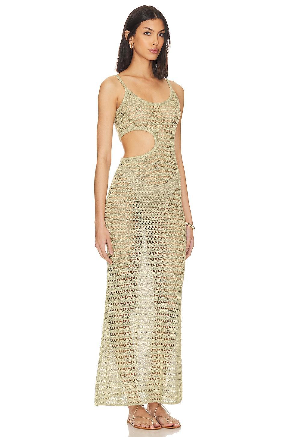 Kylen Cut Out Knit Maxi Dress Tularosa Product Image