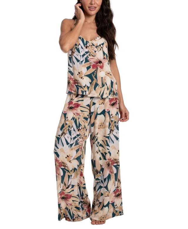 Midnight Bakery Womens 2-Pc. Printed Pajamas Set Product Image