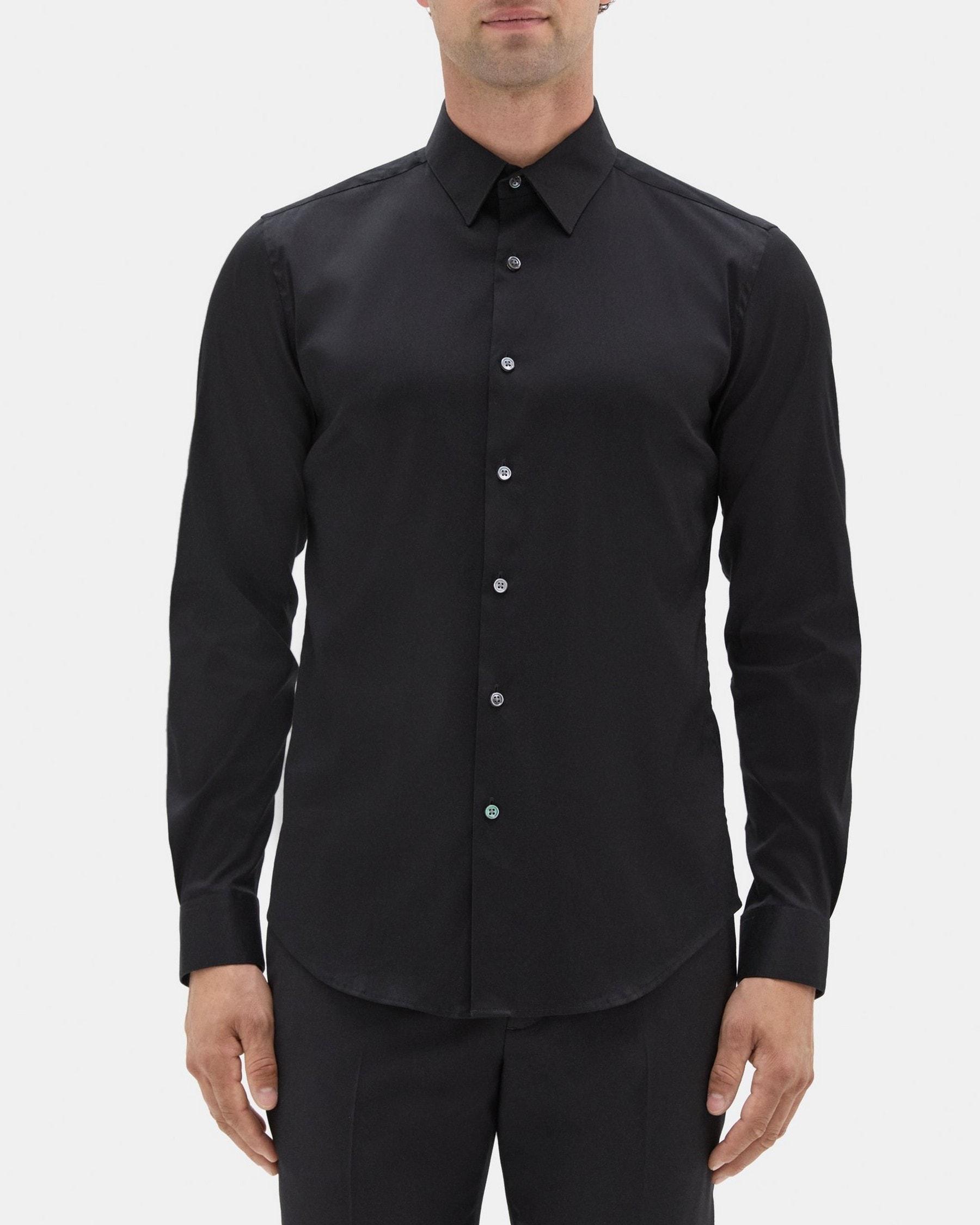 Tailored Shirt In Stretch Cotton Product Image