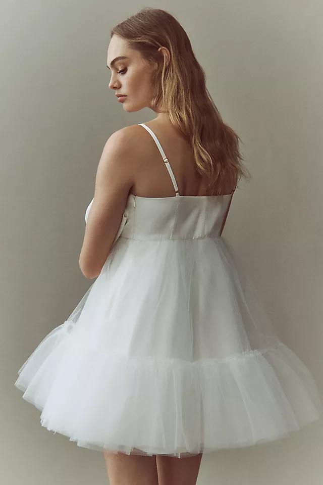 Hutch Dramatic Bow Tulle Mini Dress Product Image