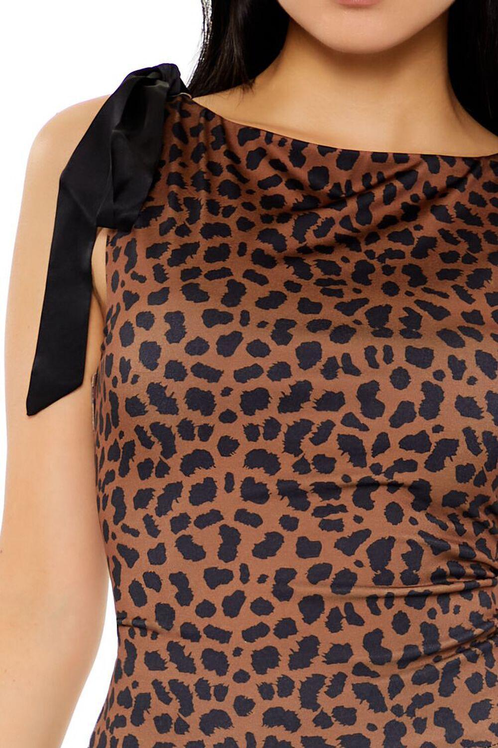 Cheetah Print Tie-Strap Tank Top | Forever 21 Product Image