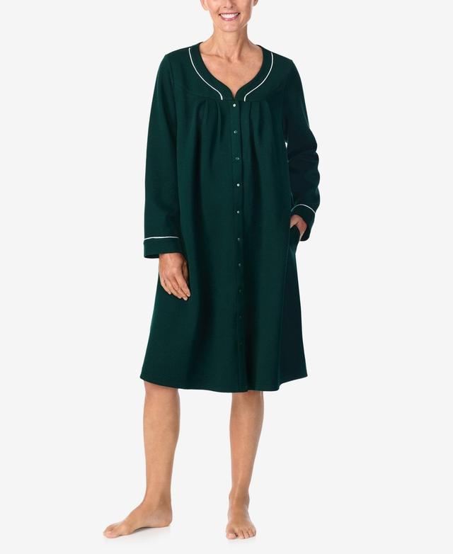 Aria Womens Long Sleeve Snap Robe Product Image