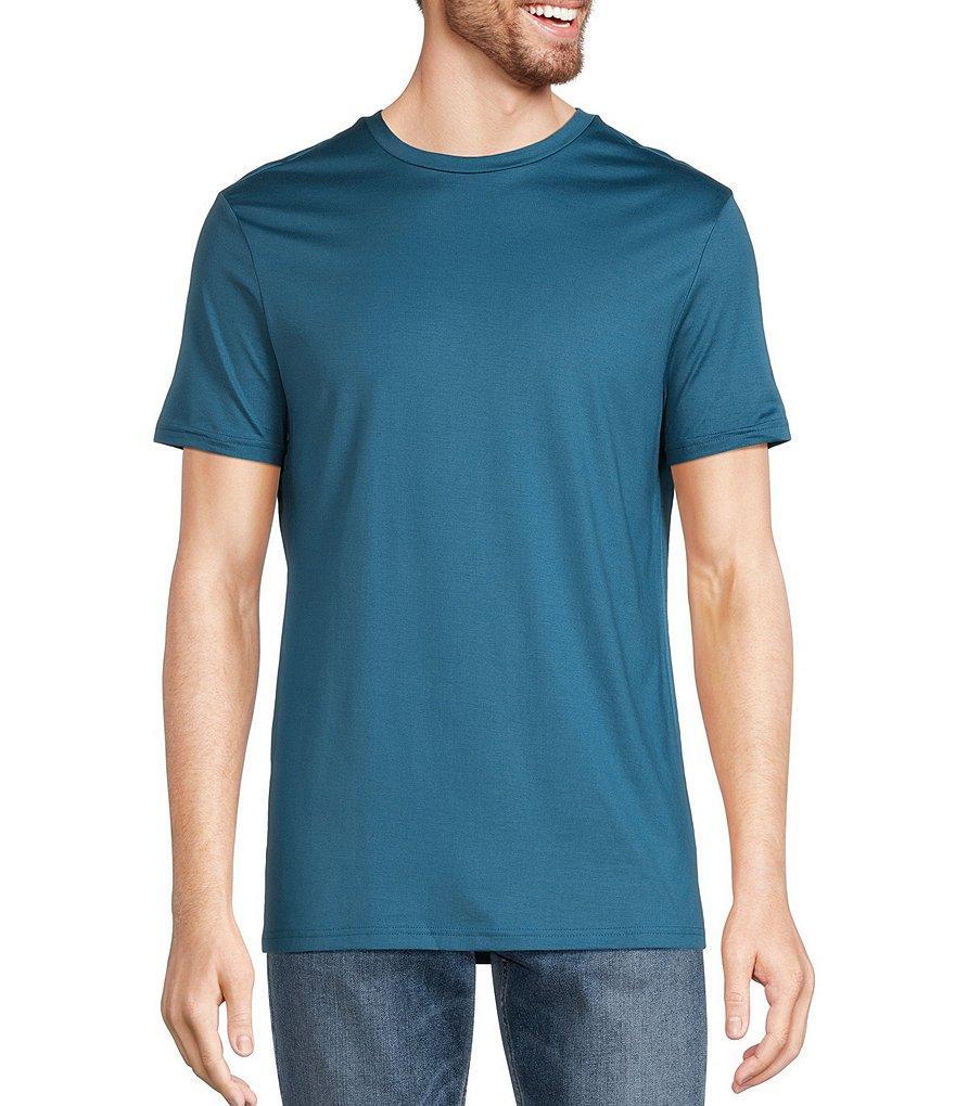 Murano Liquid Luxury Slim-Fit Crew Neck Short Sleeve T-Shirt Product Image