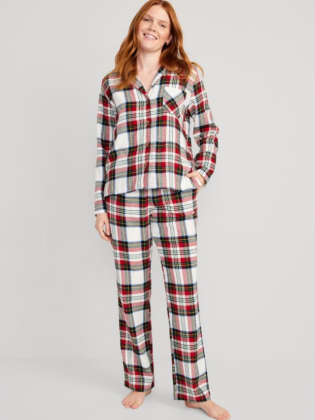 Matching Flannel Pajama Set for Women Product Image