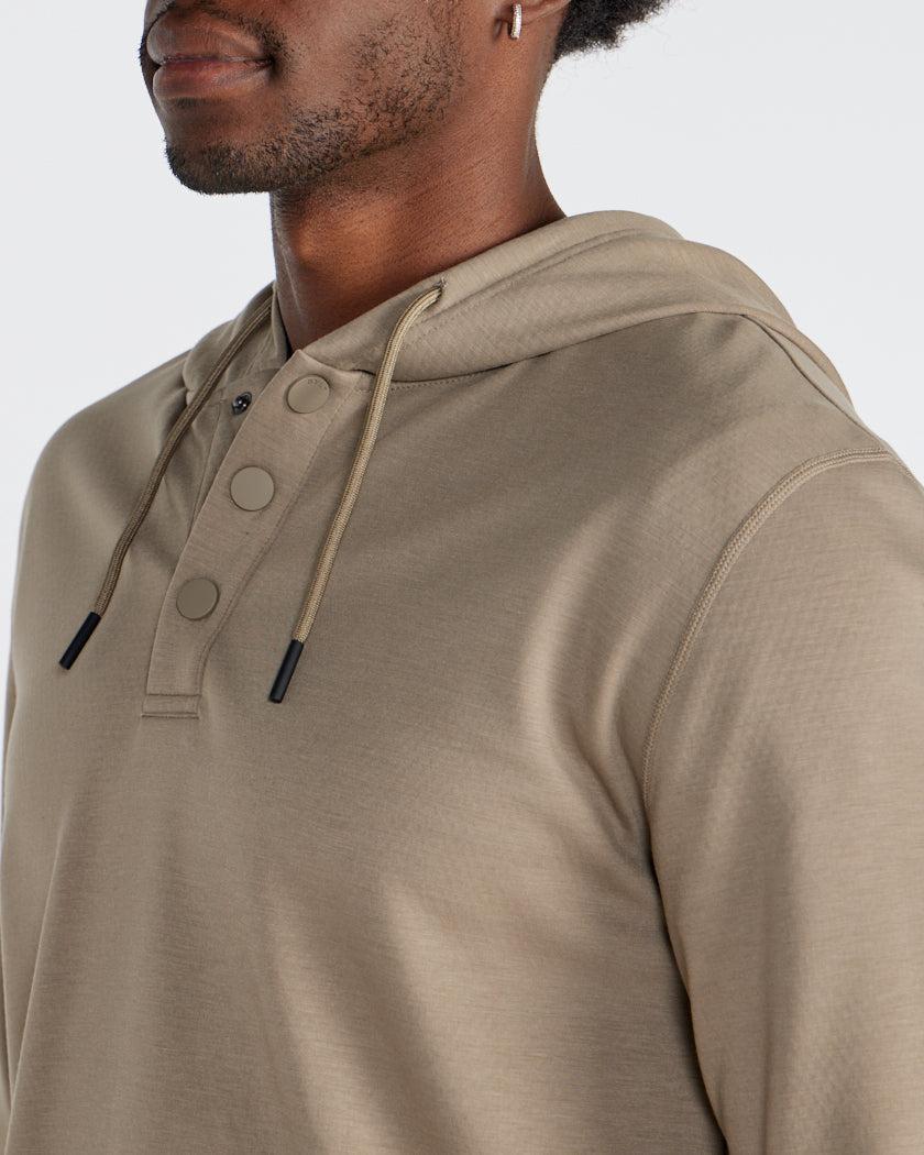 Adventure Fleece Hooded Henley Product Image