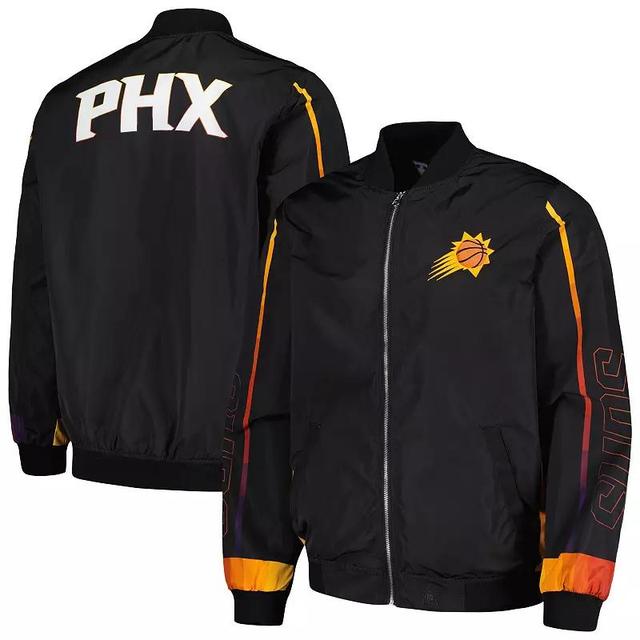 Mens JH Design Black Phoenix Suns Full-Zip Bomber Jacket Product Image