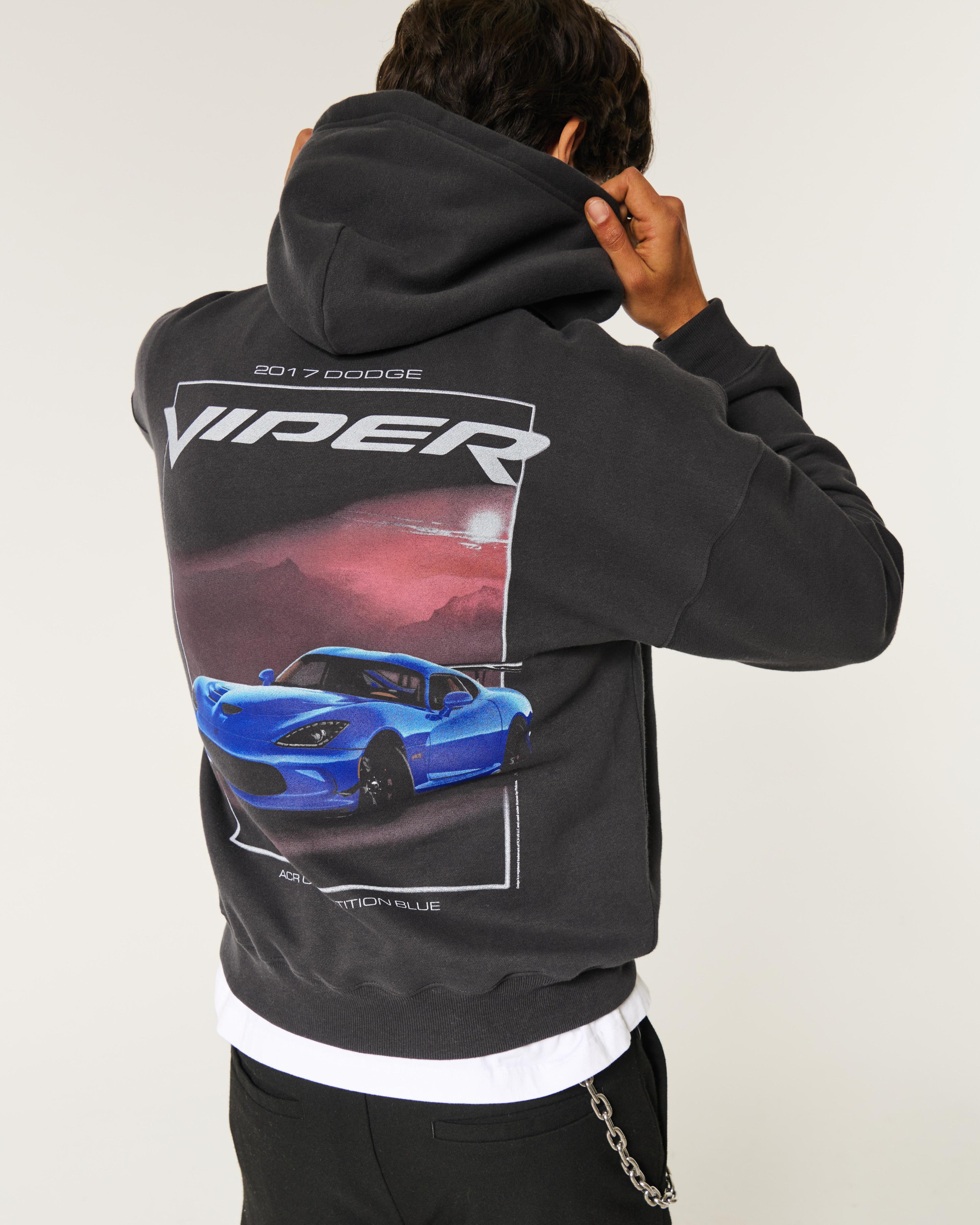 Boxy Dodge Viper Graphic Hoodie Product Image