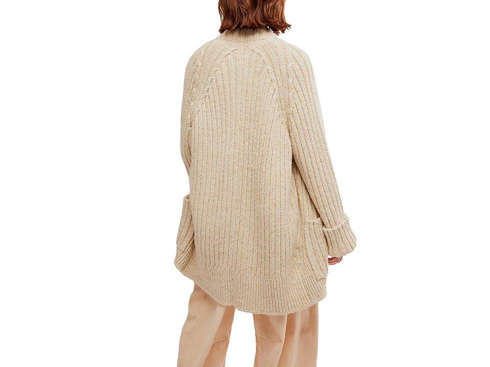 Free People Blossom Cardi (Ivory Pastel) Women's Sweater Product Image