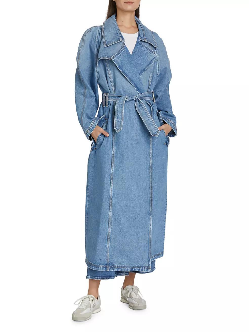 Kosmo Denim Trench Coat Product Image