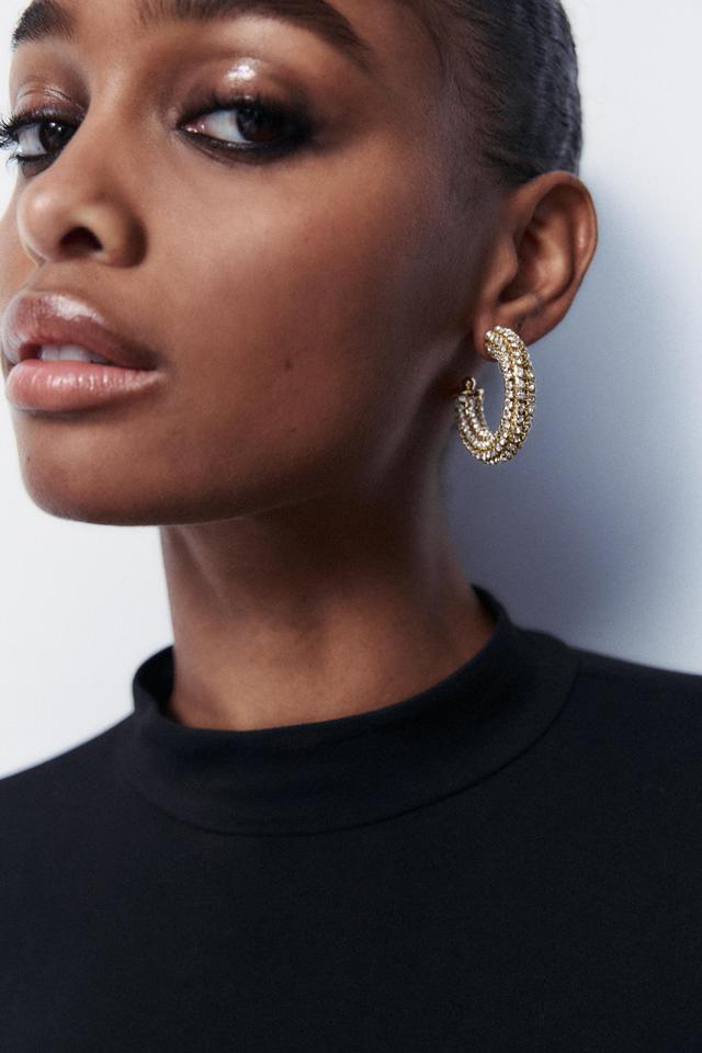 JEWEL HOOP EARRINGS Product Image