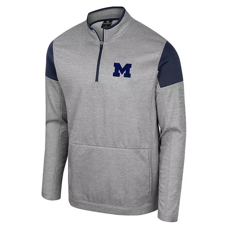 Mens Michigan State Spartans Cut & Sew Quarter Zip Product Image