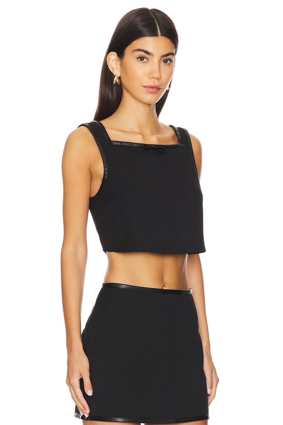 Cropped Square Neck Top WeWoreWhat Product Image