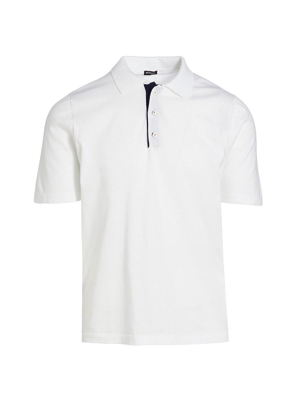 Mens Cotton Polo Shirt Product Image