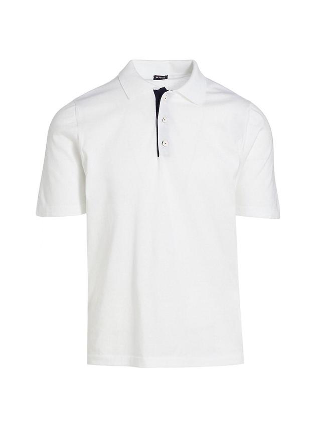 Mens Cotton Polo Shirt Product Image