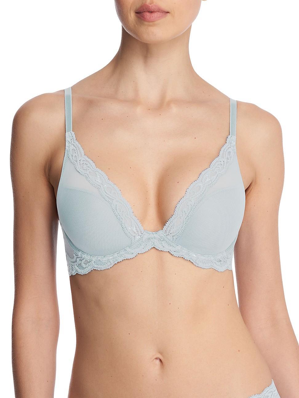 Womens Feathers Plunge T-Shirt Bra Product Image