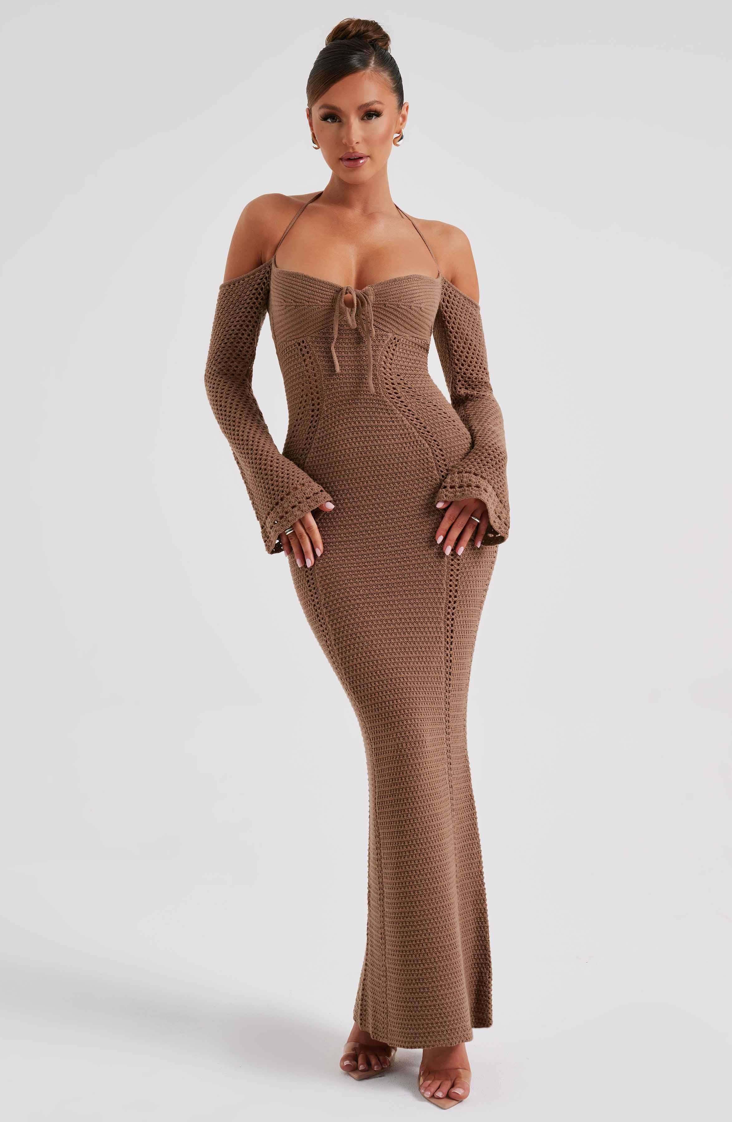 Samariah Maxi Dress - Chocolate Product Image