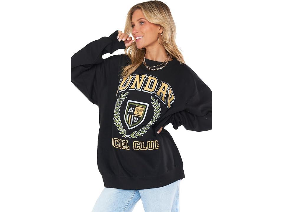 Show Me Your Mumu Stanley Sweatshirt (Sunday Social Graphic) Women's Clothing product image