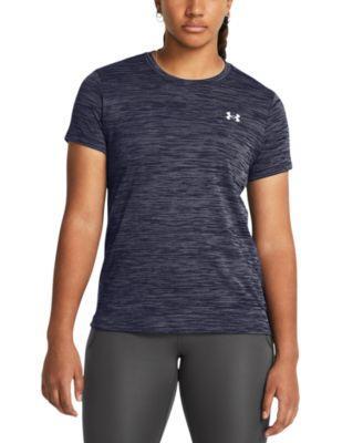 Under Armour Womens Tech Textured Short-Sleeve T-Shirt - Celeste / Product Image