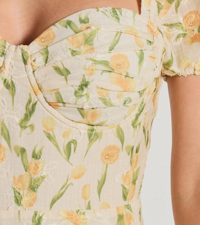 When Life Gives You Lemons Sweetheart A-Line Midi Dress Product Image