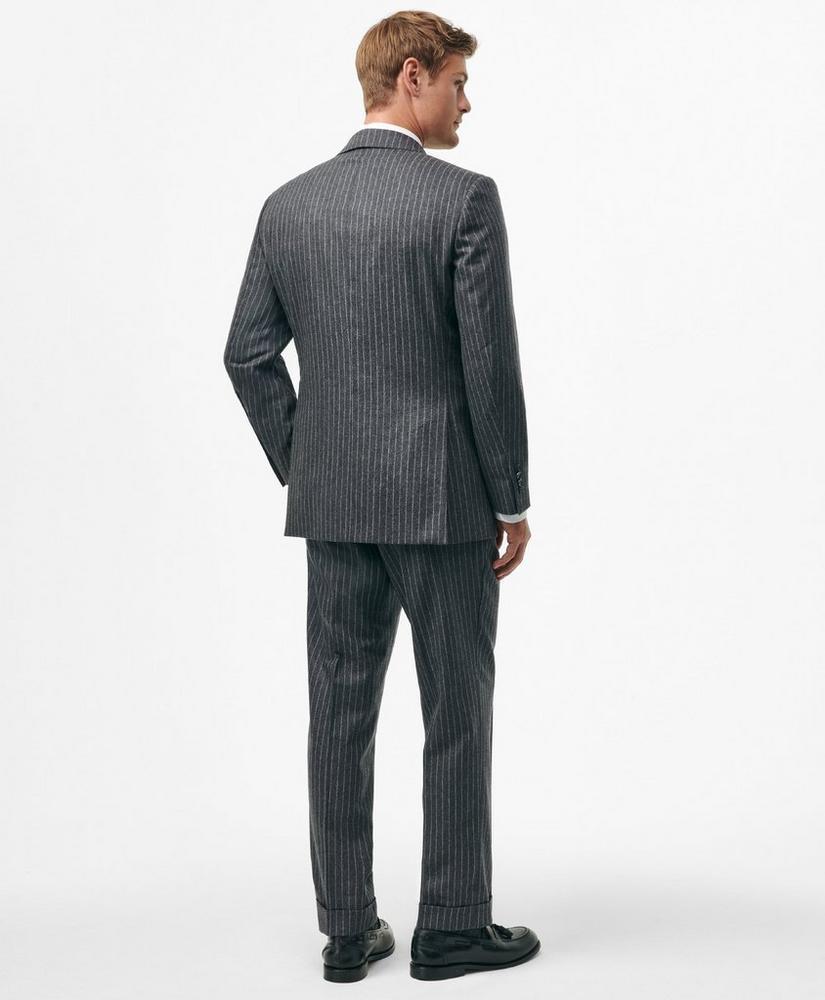 Classic Fit Wool Cashmere Flannel Pinstripe 1818 Suit Product Image