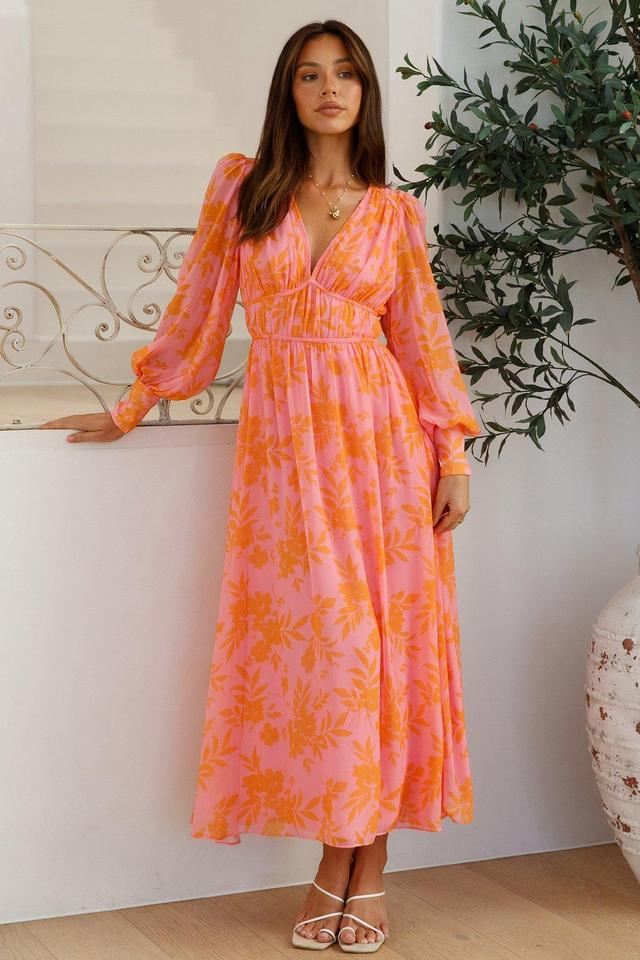 In A Magical Dream Maxi Dress Pink Product Image