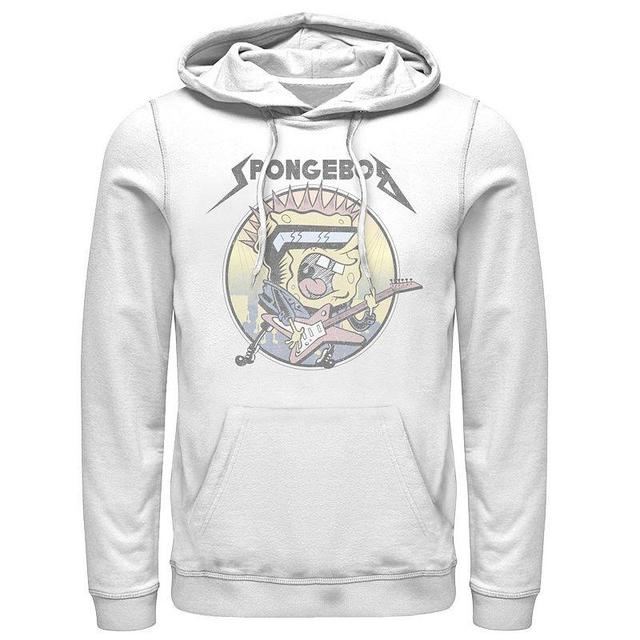 Mens Spongebob Goofy Goober Rock n Roll Circle Portrait Hoodie Product Image