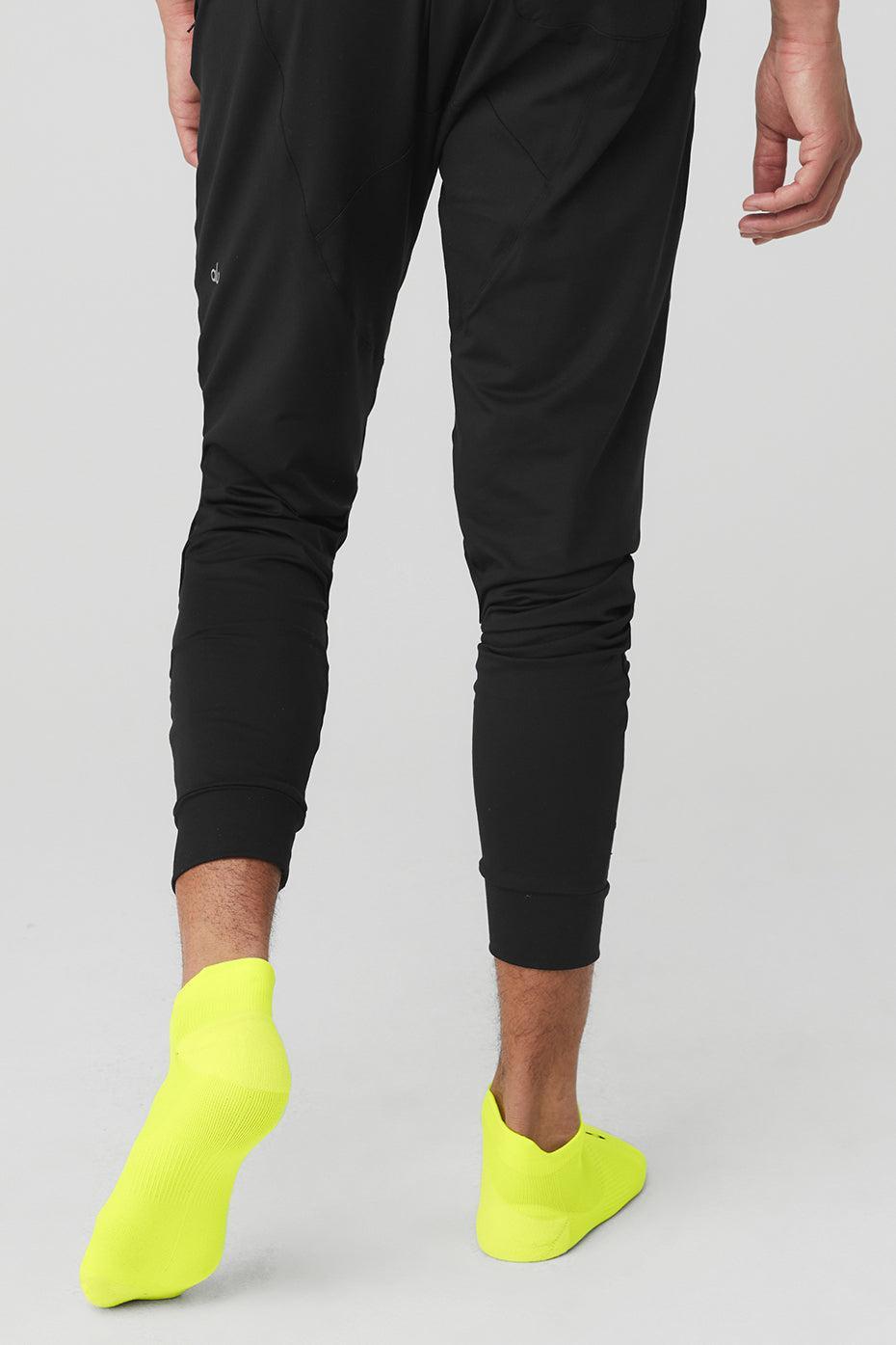 Men's Performance Tab Sock - Highlighter/Black Product Image