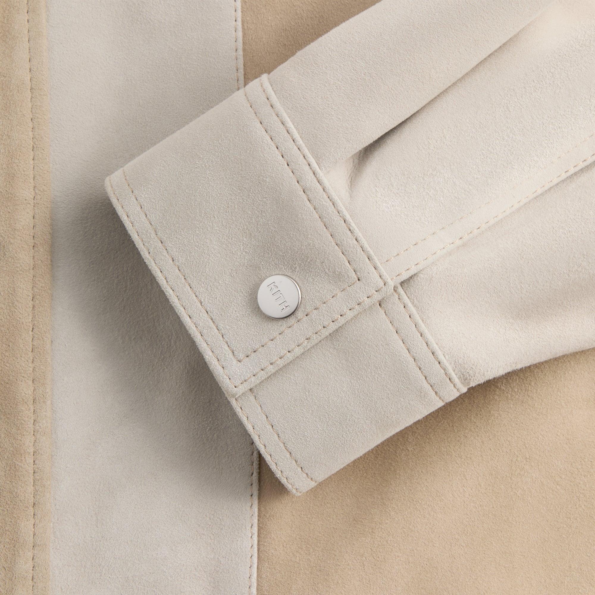 Kith Mixed Suede Apollo Shirt - Malt Male Product Image