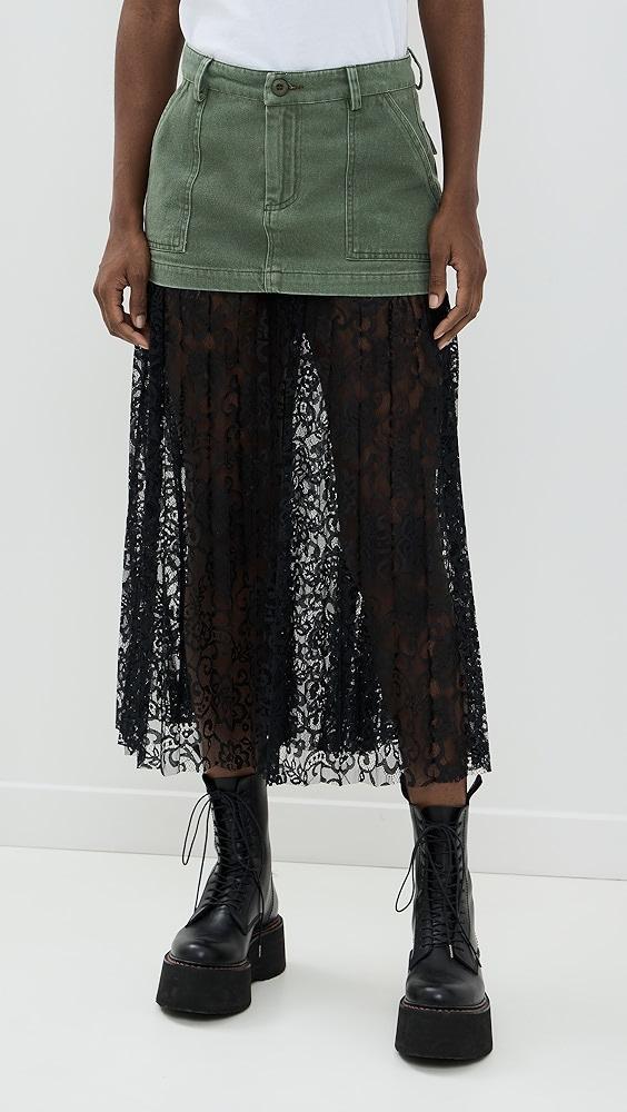 Le Superbe Seventythirty Utility Skirt | Shopbop product image