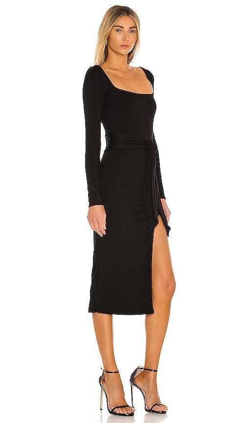 Lovers and Friends Sariah Midi Dress in Black Product Image