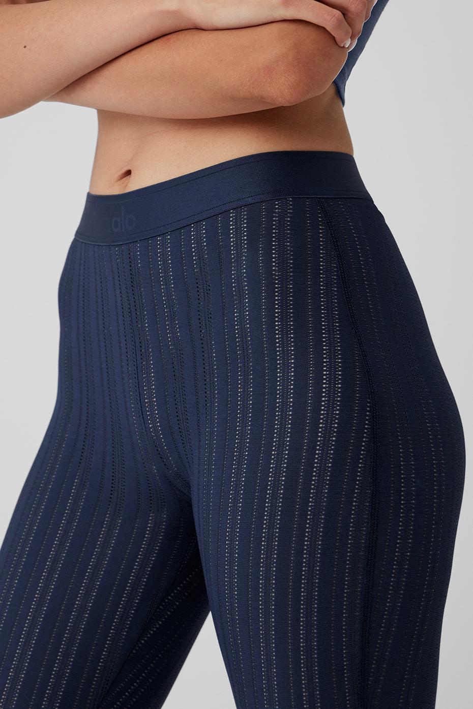 Alo Yoga | High-Waist Euphoria Legging Blue, Size: XS Product Image