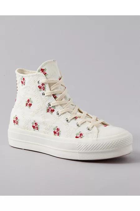 Converse Chuck Taylor All Star Lift Flowers Platform Sneaker Women's Product Image