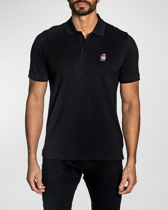 Mens NFT Embroidered Pima Cotton Polo Shirt Product Image