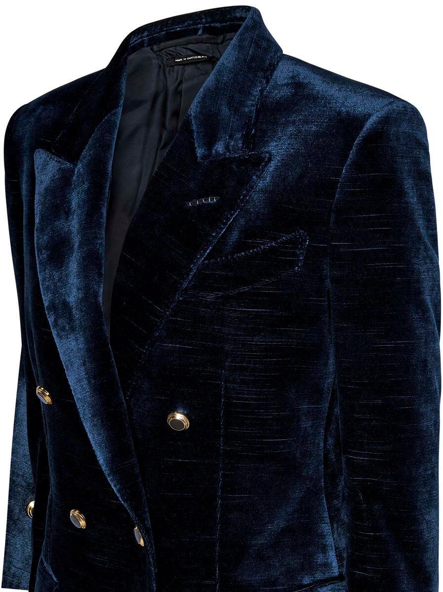 TOM FORD Coats & Jackets In Blue Product Image