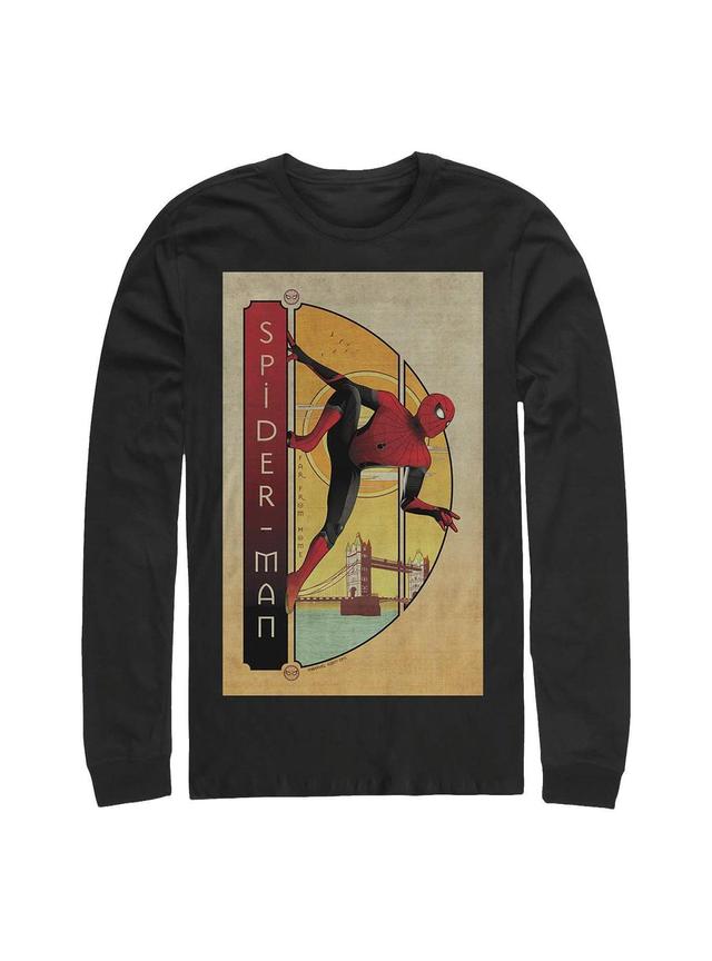 Marvel Spider-Man Bridge Long-Sleeve T-Shirt Product Image